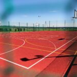 20.06.2021. Jeziorko (gmina Nowa Słupia). Boisko z trybunami przy szkole podstawowej / Wiktor Taszłow / Radio Kielce