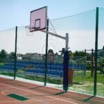 20.06.2021. Jeziorko (gmina Nowa Słupia). Boisko z trybunami przy szkole podstawowej / Wiktor Taszłow / Radio Kielce