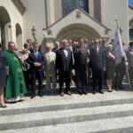 06.06.2021 Skarżysko-Kamienna. Przekazanie sztandaru Stowarzyszeniu Represjonowanych w Stanie Wojennym Regionu Świętokrzyskiego / Anna Głąb / Radio Kielce