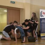 17.06.2021 Kielce. Zajęcia z bezpieczeństwa w LO im. Piłsudskiego / Monika Miller / Radio Kielce