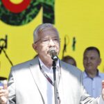 20.06.2021. Tokarnia. Park Etnograficzny. „Jawor u źródeł kultury”. Na zdjęciu: Krzysztof Lipiec - poseł PiS / Jarosław Kubalski / Radio Kielce