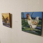 20.06.2021. Tokarnia. Park Etnograficzny. „Przenikanie przestrzeni” - wystawa prac dr Lucyny Gozdek / Jarosław Kubalski / Radio Kielce