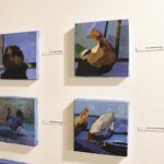 20.06.2021. Tokarnia. Park Etnograficzny. „Przenikanie przestrzeni” - wystawa prac dr Lucyny Gozdek / Jarosław Kubalski / Radio Kielce