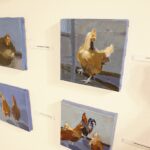 20.06.2021. Tokarnia. Park Etnograficzny. „Przenikanie przestrzeni” - wystawa prac dr Lucyny Gozdek / Jarosław Kubalski / Radio Kielce