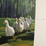 20.06.2021. Tokarnia. Park Etnograficzny. „Przenikanie przestrzeni” - wystawa prac dr Lucyny Gozdek / Jarosław Kubalski / Radio Kielce