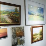 23.06.2021. Kielce. Wernisaż dorocznej wystawy prac członków sekcji plastycznej Towarzystwa Przyjaciół Sztuk Pięknych / Wiktor Taszłow / Radio Kielce