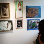 23.06.2021. Kielce. Wernisaż dorocznej wystawy prac członków sekcji plastycznej Towarzystwa Przyjaciół Sztuk Pięknych / Wiktor Taszłow / Radio Kielce