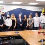 25.06.2021. Kielce. Wręczenie nominacji stypendialnych dla najlepszych młodych sportowców województwa / Wiktor Taszłow / Radio Kielce