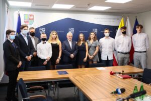 25.06.2021. Kielce. Wręczenie nominacji stypendialnych dla najlepszych młodych sportowców województwa / Wiktor Taszłow / Radio Kielce