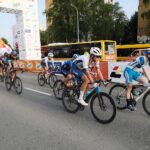 25.06.2021. Kielce. Meta czwartego etapu  32. Wyścigu Solidarności i Olimpijczyków / Wiktor Taszłow / Radio Kielce