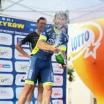 25.06.2021. Kielce. Meta czwartego etapu  32. Wyścigu Solidarności i Olimpijczyków / Wiktor Taszłow / Radio Kielce