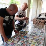 26.06.2021. Jędrzejów. Otwarte powiatowe mistrzostwa Vinyl Dj i giełda płyt CD, Kaset magnetofonowych i winyli / Wiktor Taszłow / Radio Kielce