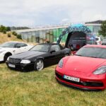 26.06.2021. Podzamcze. Ogólnopolski Zlot Klubu Miłośników Mercedesów / Wiktor Taszłow / Radio Kielce