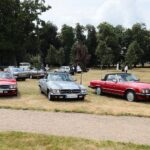 26.06.2021. Podzamcze. Ogólnopolski Zlot Klubu Miłośników Mercedesów / Wiktor Taszłow / Radio Kielce