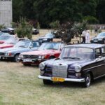 26.06.2021. Podzamcze. Ogólnopolski Zlot Klubu Miłośników Mercedesów / Wiktor Taszłow / Radio Kielce