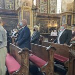 17.06.2021. Sandomierz. Msza święta z okazji 60-lecia posługi kapłańskiej biskupa Edwarda Frankowskiego / Grażyna Szlęzak-Wójcik / Radio Kielce