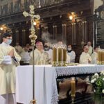 17.06.2021. Sandomierz. Msza święta z okazji 60-lecia posługi kapłańskiej biskupa Edwarda Frankowskiego / Grażyna Szlęzak-Wójcik / Radio Kielce