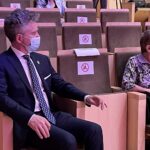 25.06.2021. Kielce. Gala wręczenia nagród "Świętokrzyska Victoria". Na zdjęciu: Krzysztof Słoń - senator PiS / Michał Kita / Radio Kielce