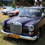 26.06.2021. Podzamcze. Ogólnopolski Zlot Klubu Miłośników Mercedesów / Wiktor Taszłow / Radio Kielce