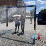 19.06.2021. Sandomierz. Kurtyna wodna / Grażyna Szlęzak-Wójcik / Radio Kielce