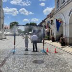 19.06.2021. Sandomierz. Kurtyna wodna / Grażyna Szlęzak-Wójcik / Radio Kielce