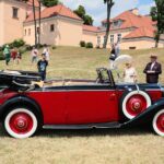 26.06.2021. Podzamcze. Ogólnopolski Zlot Klubu Miłośników Mercedesów / Wiktor Taszłow / Radio Kielce