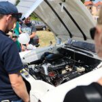 26.06.2021. Podzamcze. Ogólnopolski Zlot Klubu Miłośników Mercedesów / Wiktor Taszłow / Radio Kielce