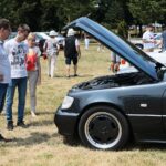 26.06.2021. Podzamcze. Ogólnopolski Zlot Klubu Miłośników Mercedesów / Wiktor Taszłow / Radio Kielce