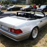 26.06.2021. Podzamcze. Ogólnopolski Zlot Klubu Miłośników Mercedesów / Wiktor Taszłow / Radio Kielce