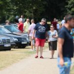 26.06.2021. Podzamcze. Ogólnopolski Zlot Klubu Miłośników Mercedesów / Wiktor Taszłow / Radio Kielce