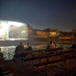 20.06.2021. Rytwiany. Kino wodne / Grażyna Szlęzak-Wójcik / Radio Kielce