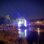 20.06.2021. Rytwiany. Kino wodne / Grażyna Szlęzak-Wójcik / Radio Kielce