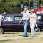 26.06.2021. Podzamcze. Ogólnopolski Zlot Klubu Miłośników Mercedesów / Wiktor Taszłow / Radio Kielce