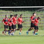 28.06.2021. Kielce. Pierwszy trening Korony po wakacyjnej przerwie / Wiktor Taszłow / Radio Kielce