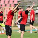 28.06.2021. Kielce. Pierwszy trening Korony po wakacyjnej przerwie / Wiktor Taszłow / Radio Kielce