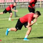 28.06.2021. Kielce. Pierwszy trening Korony po wakacyjnej przerwie / Wiktor Taszłow / Radio Kielce