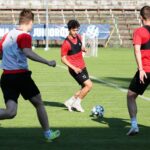 28.06.2021. Kielce. Pierwszy trening Korony po wakacyjnej przerwie / Wiktor Taszłow / Radio Kielce