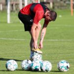 28.06.2021. Kielce. Pierwszy trening Korony po wakacyjnej przerwie / Wiktor Taszłow / Radio Kielce