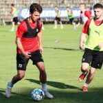 28.06.2021. Kielce. Pierwszy trening Korony po wakacyjnej przerwie / Wiktor Taszłow / Radio Kielce