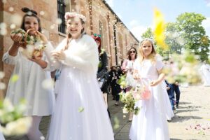 03.06.2021. Kielce. Bazylika katedralna. Uroczystości Bożego Ciała / Wiktor Taszłow / Radio Kielce