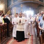 03.06.2021. Kielce. Bazylika katedralna. Uroczystości Bożego Ciała / Wiktor Taszłow / Radio Kielce