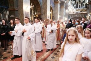 03.06.2021. Kielce. Bazylika katedralna. Uroczystości Bożego Ciała / Wiktor Taszłow / Radio Kielce