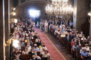 03.06.2021. Kielce. Bazylika katedralna. Uroczystości Bożego Ciała / Wiktor Taszłow / Radio Kielce