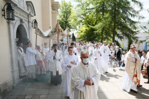 03.06.2021. Kielce. Bazylika katedralna. Uroczystości Bożego Ciała / Wiktor Taszłow / Radio Kielce