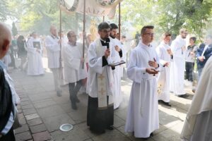 03.06.2021. Kielce. Bazylika katedralna. Uroczystości Bożego Ciała / Wiktor Taszłow / Radio Kielce