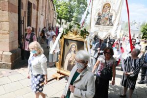 03.06.2021. Kielce. Bazylika katedralna. Uroczystości Bożego Ciała / Wiktor Taszłow / Radio Kielce