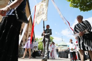 03.06.2021. Kielce. Bazylika katedralna. Uroczystości Bożego Ciała / Wiktor Taszłow / Radio Kielce