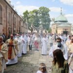 03.06.2021. Kielce. Bazylika katedralna. Uroczystości Bożego Ciała / Wiktor Taszłow / Radio Kielce