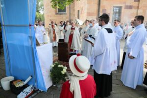 03.06.2021. Kielce. Bazylika katedralna. Uroczystości Bożego Ciała / Wiktor Taszłow / Radio Kielce