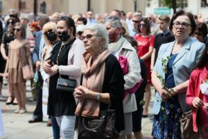 03.06.2021. Kielce. Bazylika katedralna. Uroczystości Bożego Ciała / Wiktor Taszłow / Radio Kielce